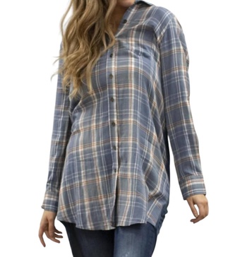 pilar tunic shirt in blue