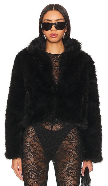 SYNTHETIC FOX FUR JACKET