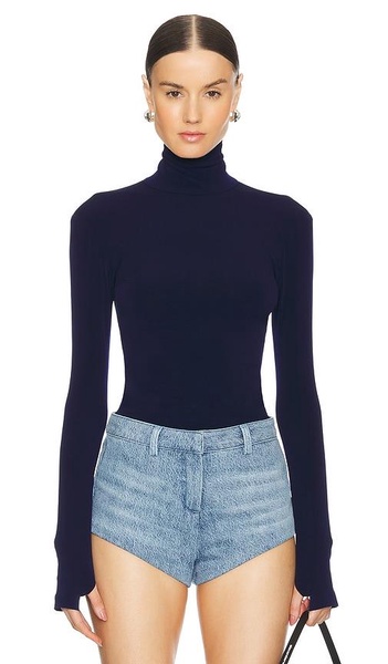 Slim Fit Long Sleeve Turtleneck Top