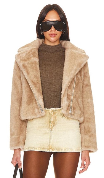 Faux Mink Jacket