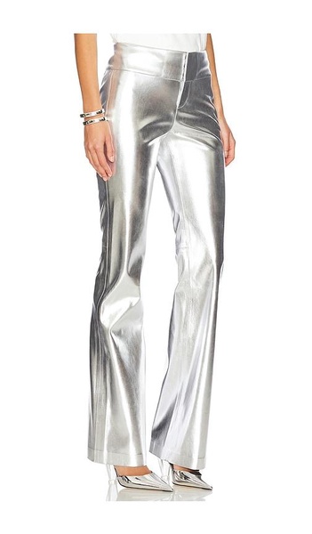 Olivia Faux Leather Fit Flare Pant