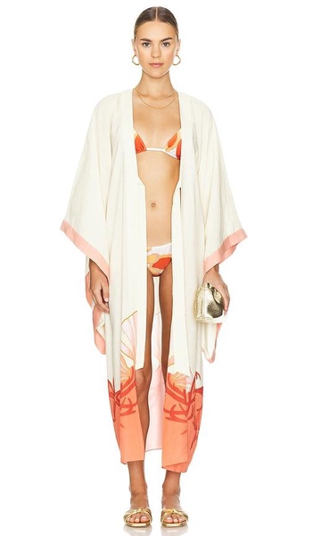 Seashell Maxi Long Robe