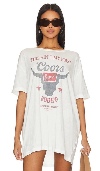 Ain't My First Coors Rodeo Oversized Tee