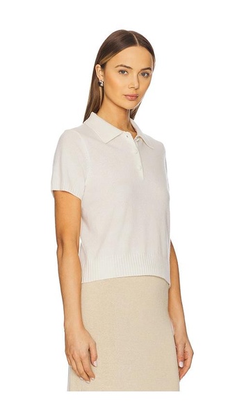 Cashmere T Shirt Polo Top