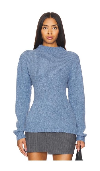 Wool Cashmere Blend Tie Back Jumper