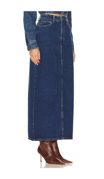 Evianna Denim Maxi Skirt