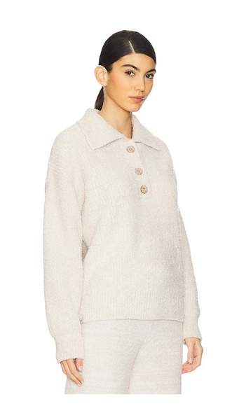 CozyChic Button Pullover