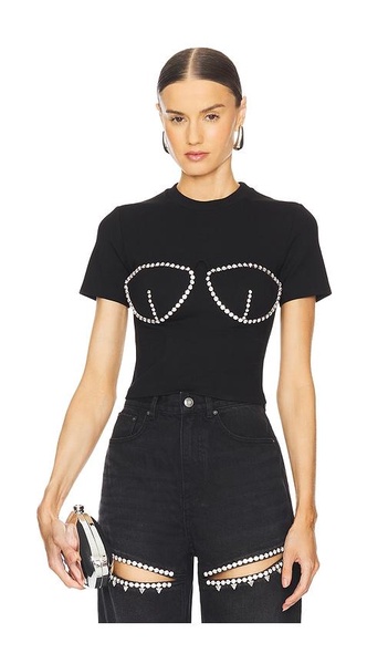 Crystal Bustier T-Shirt