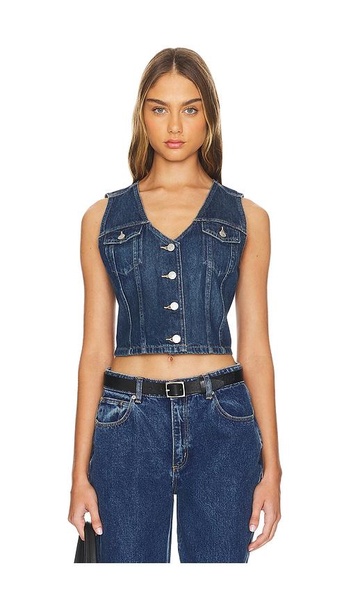 Bella Denim Corset Top