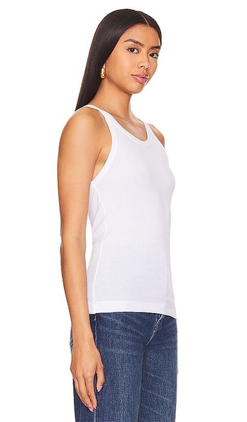 Recycled Cotton Ribbed Tank