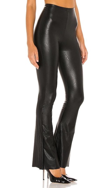 Faux Leather Flared Pant