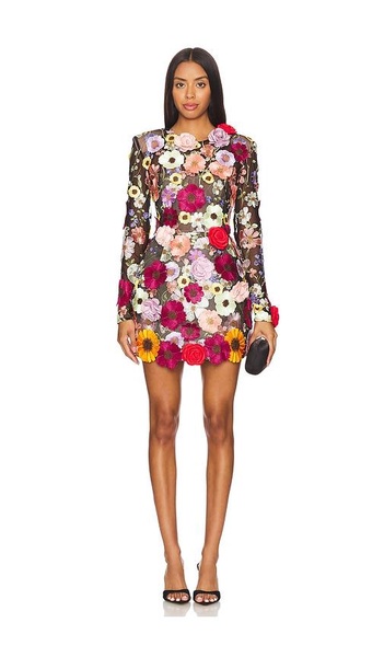 Bouquet Maraya Long Sleeve Mini Dress