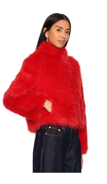 X Revolve Faux Fox Fur Jacket