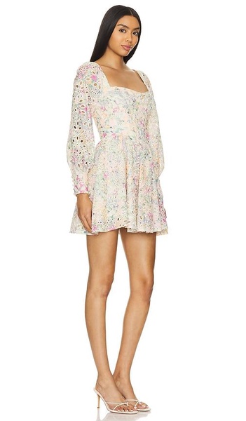 Lila Flounce Dress