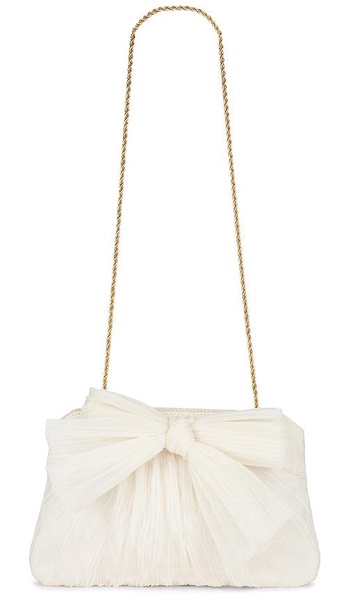 Rayne Pleated Bow Clutch