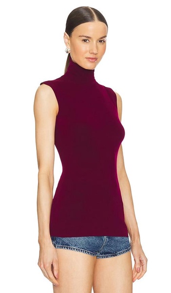 x REVOLVE Slim Fit Sleeveless Turtleneck Top