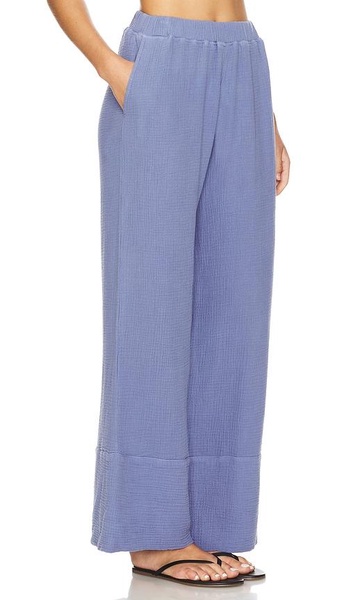 Gauze Wide Leg Pant