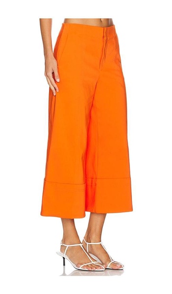 PANTALON ANDRA HIGH RISE WIDE LEG CROPPED CUFF