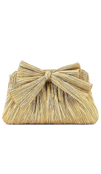 Rayne Pleated Bow Clutch