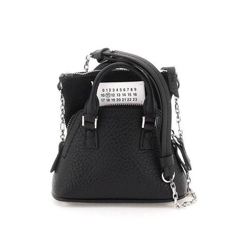 Maison Margiela Numbers-Patch Zipped Mini Shoulder Bag