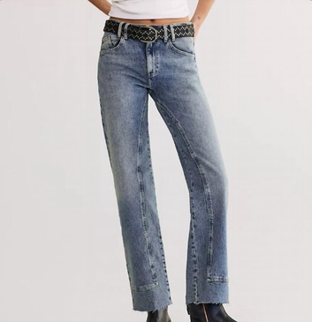 risk taker high rise jeans in mantra