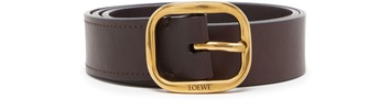 Soft, rounded leather belt