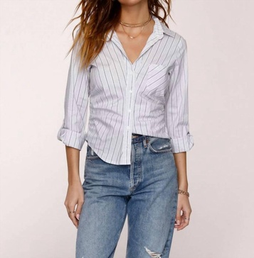 doutzen button down shirt in eggshell