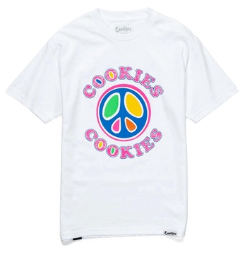 men's peace glow t-shirt in white