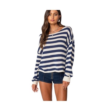 Women's Anney Oversized Striped Sweater