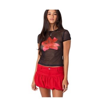 Women's Aloha sheer mesh T shirt