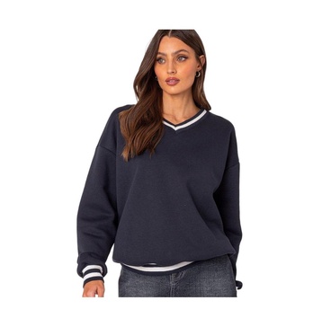 Women's Caryn oversized v neck sweatshirt