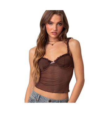 Women's Mercy Sheer Mesh Bra Top