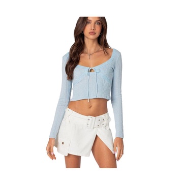 Women's Lorey Lacey Knit Top