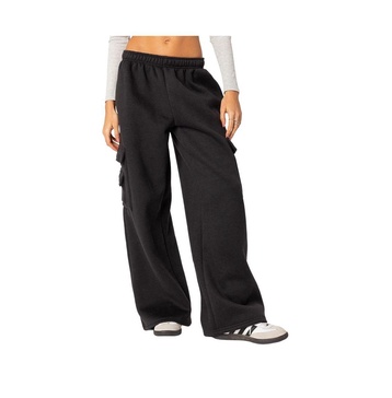 Women's Wide Leg Cargo Sweatpants