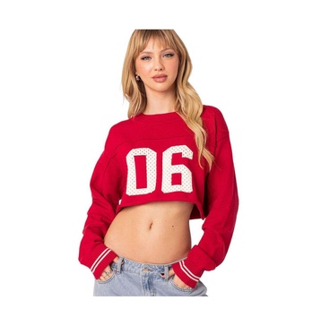 Women's Varsity cropped sweater