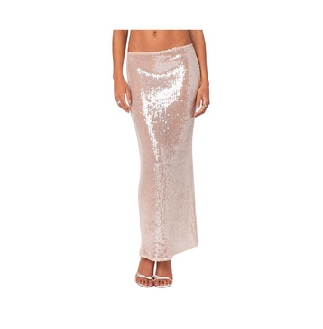 Women's Riki Sheer Sequin Maxi Skirt