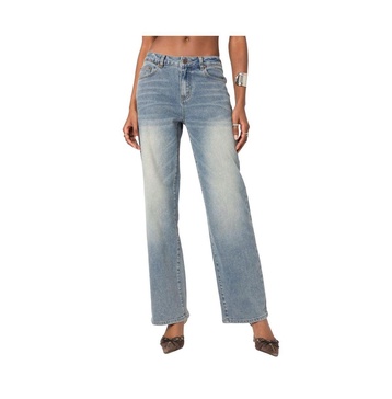 Women's Amia high rise straight leg jeans