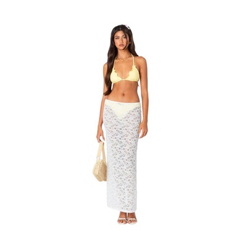 Women's Oceana Sheer Lace Maxi Skirt