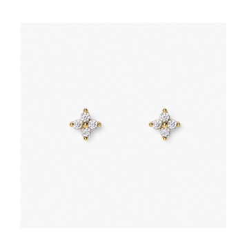 Gold Stud Earrings - Debbie