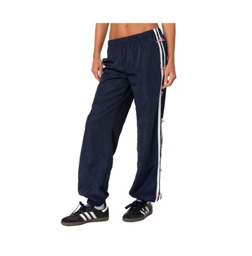 Women's Bow Stripe Nylon Track Pants