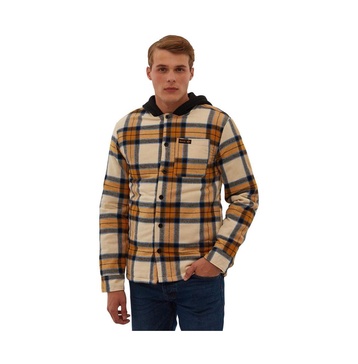 Men's Sinatra Hooded Flannel Check Shirt