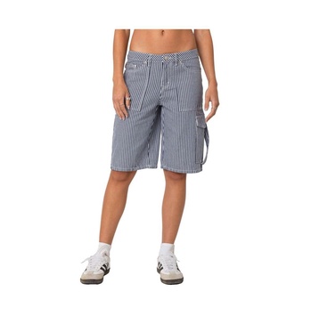 Women's Friday striped low rise cargo shorts