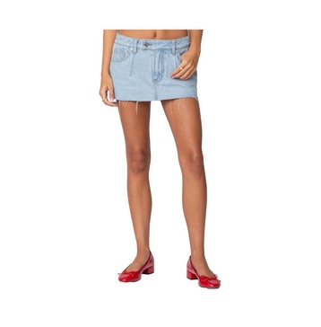 Women's Clementine Low Rise Denim Micro Skort