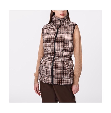 Women's Houndstooth Anorak Vest Jacket