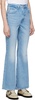 Blue 70's High Flare Jeans