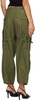 Khaki Cropped Cargo Trousers