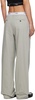 Gray Pleated Trousers