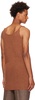 Brown Knit Tank Top