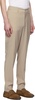 Beige Tropical Wool Trousers