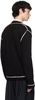 Black Knitwear Mangano Doreto Cardigan